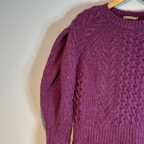 THE NEW SOCIETY Recycled Tirso Sweater in Purple, Size Small - Picture 8 of 13